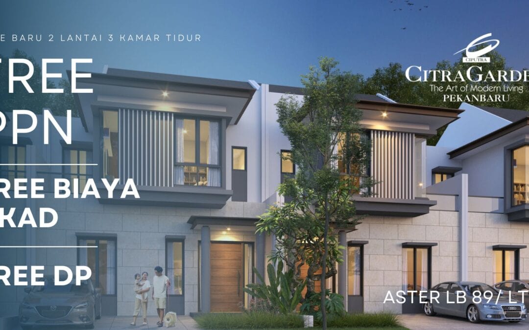 Dapatkan Tipe Baru 2 Lantai 2 Kamar Tidur ! Free PPN, Free Biaya Akad dan Free DP!
